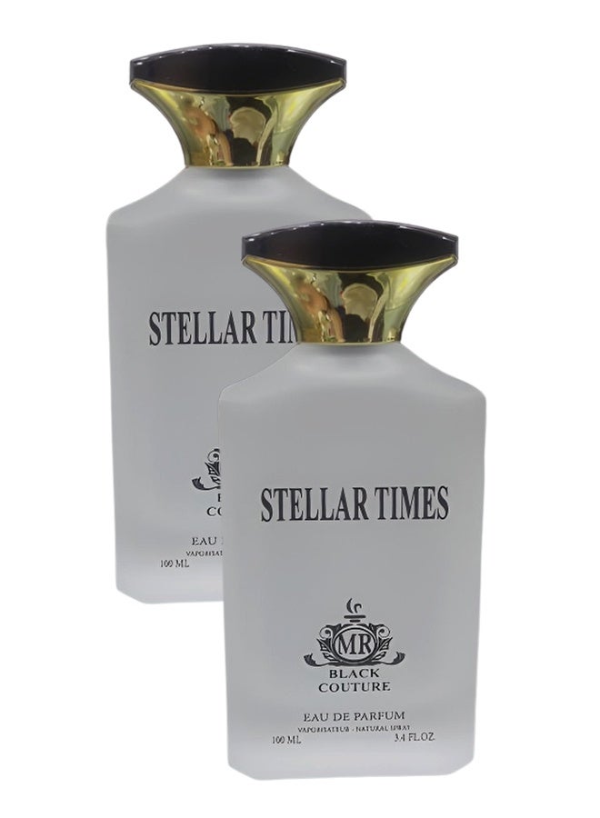 بلاك كوتير 2 قطع عطر ستيلر تايمز للنساء ١٠٠ مل - Image 1