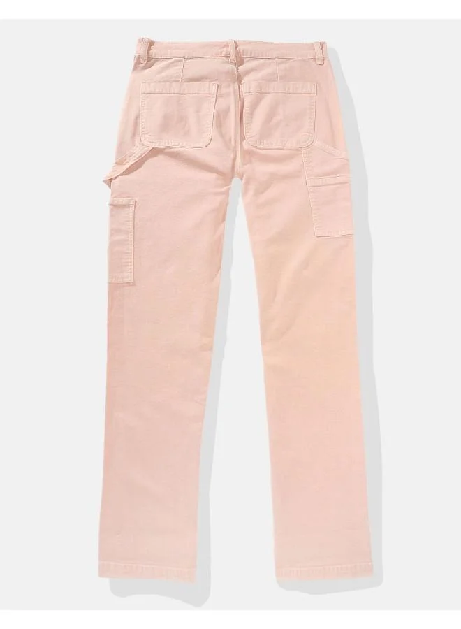 American Eagle AE Stretch High-Waisted Straight Leg Carpenter Pant