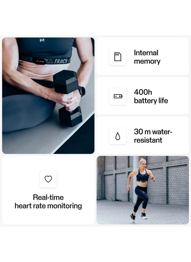 POLAR - H10 Heart Rate Monitor Ant + Bluetooth Waterproof Hr Sensor With Chest Strap Builtin Memory Software Updates Works With Fitness Apps Cycling Computers Sports And Smart Watches - Image 1