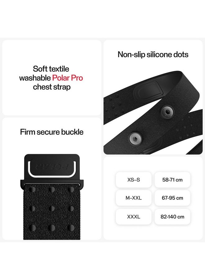 POLAR - H10 Heart Rate Monitor Ant + Bluetooth Waterproof Hr Sensor With Chest Strap Builtin Memory Software Updates Works With Fitness Apps Cycling Computers Sports And Smart Watches - Image 1