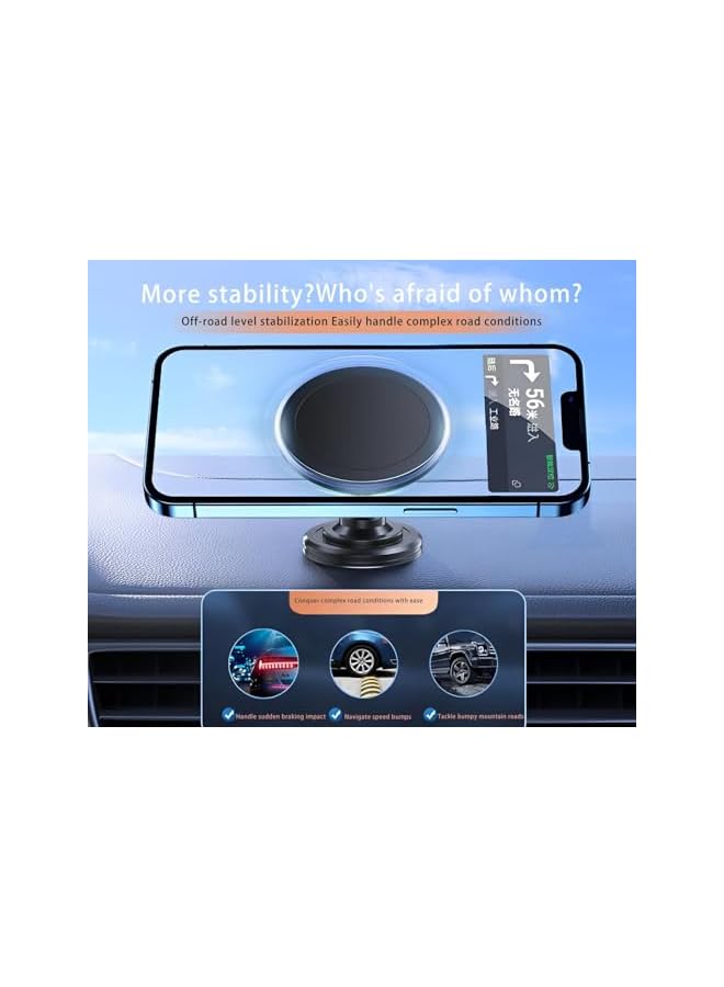 Green Tiger Car Mount, Multi-Functional Fits Mag-safe Car Mount, Strong Magnetic Phone Holder, for mag-safe Gym Mount, Adhesive Base, Portable Support,Fits iPhone 15 car Mount for All Phones and Mag-Safe Cases - Image 5