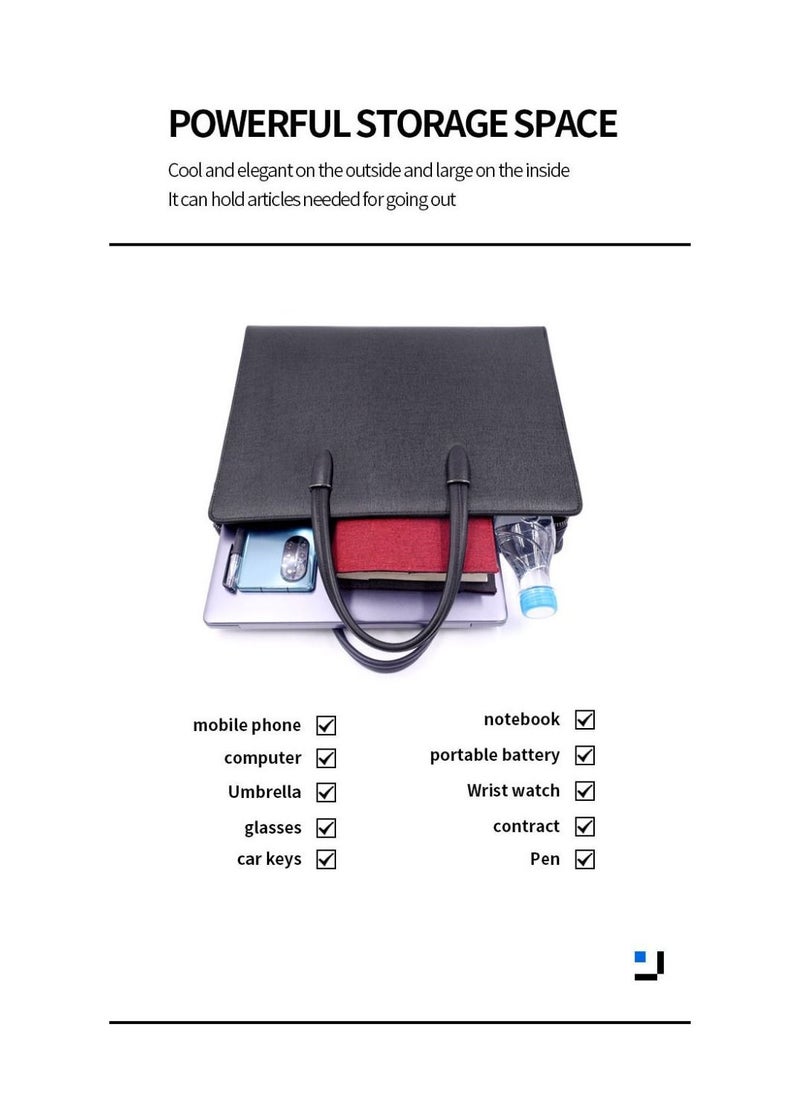 Generic - Fingerprint lock Genuine leather Handbag For men Shoulder Bag Brief Case - Image 1