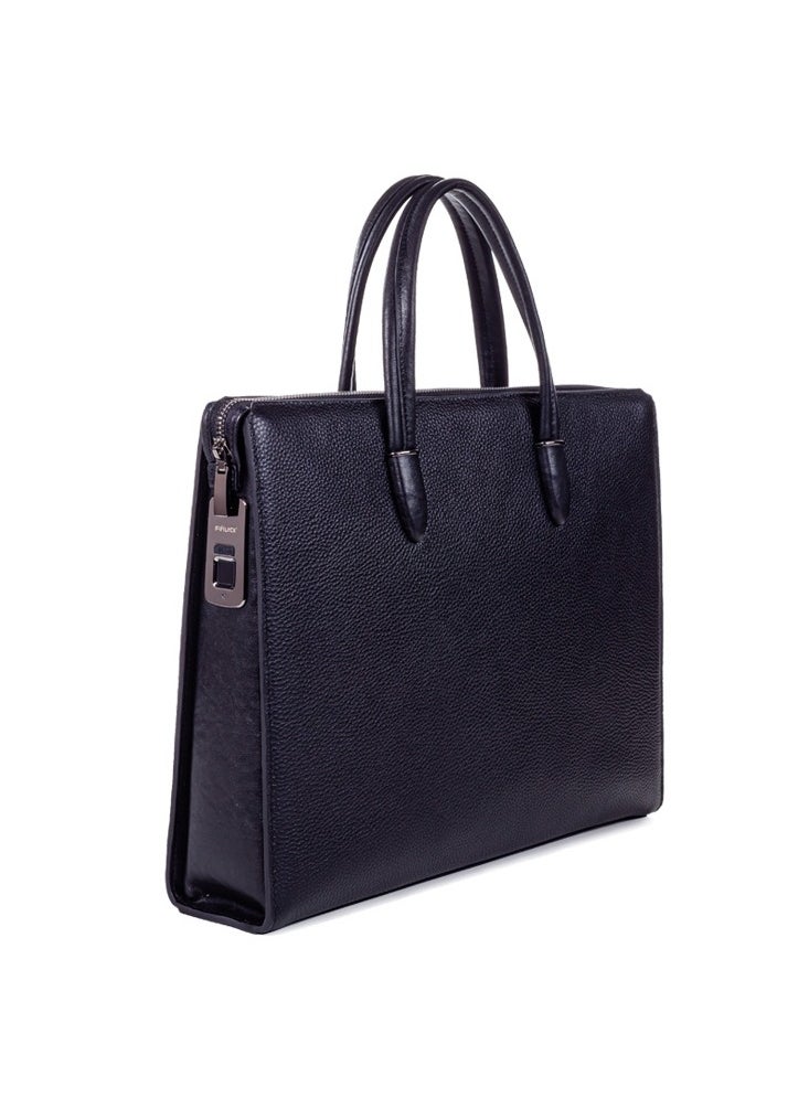 Generic - Fingerprint lock Genuine leather Handbag For men Shoulder Bag Brief Case - Image 1