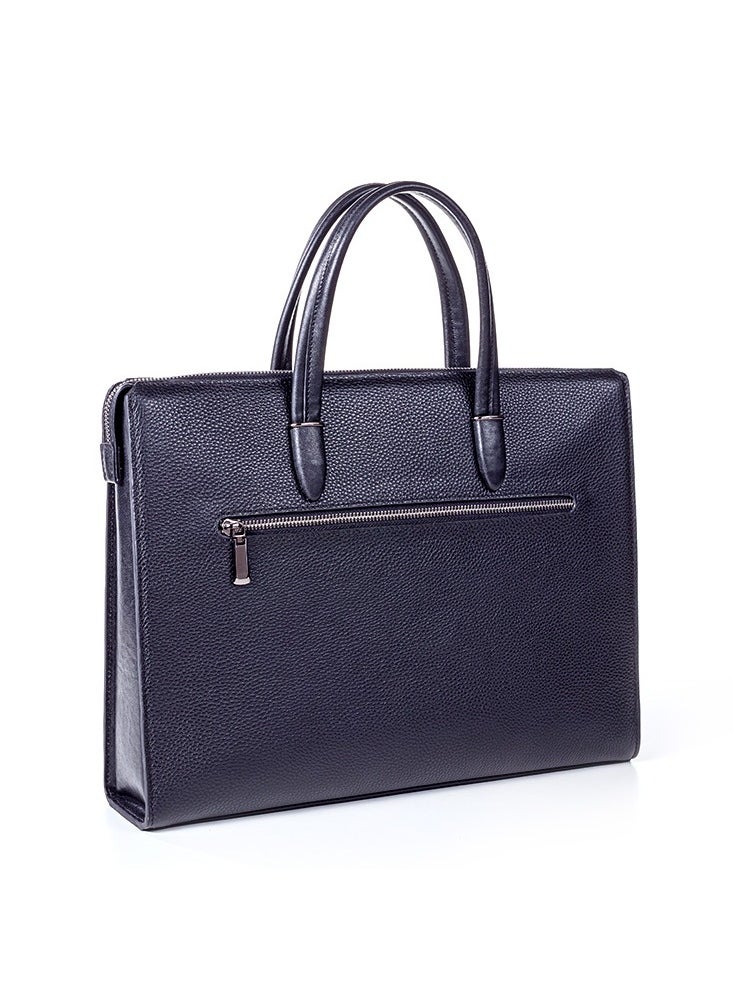 Generic - Fingerprint lock Genuine leather Handbag For men Shoulder Bag Brief Case - Image 1