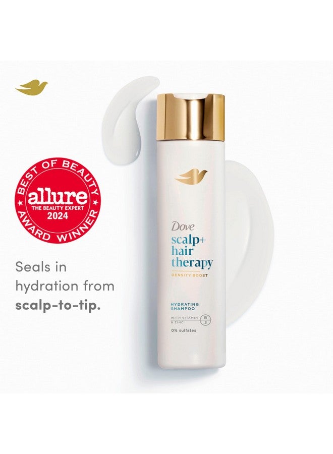 Dove Density Boost Hydrating Shampoo Scalp + Hair Therapy for Gentle Cleansing, with Vitamin B3, Zinc and 0% sulfates, 9.25 oz - Image 3