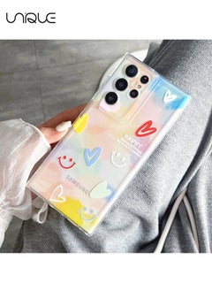 Unique Compatible with Samsung Galaxy S24 Ultra Cases, Smiley Pattern Cases, Peach Heart Cases, Gradient Cases, TPU Slim Shockproof Cases  - Image 5