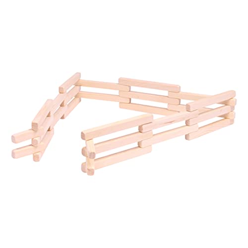 AmishToyBox.com Wooden Folding Corral Fence Toy, 68" Long - Image 3