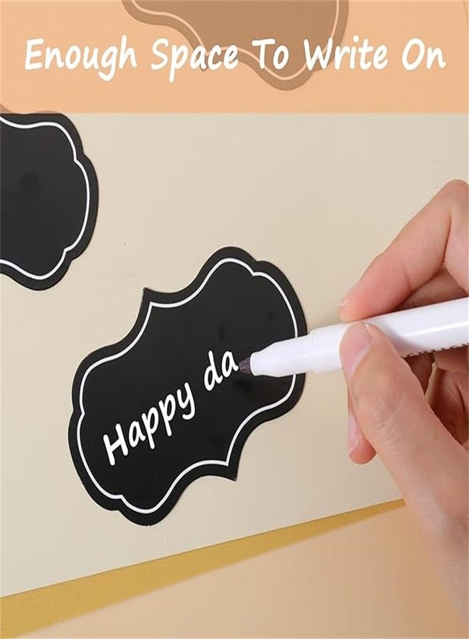 EYAKEG 24 Pieces Cheese Markers for Charcuterie Board Buffet Labels Food Tags Blank Toothpick Flags Appetizer Signs Chalkboard Cupcake Toppers Picks for Wedding Birthday Party Decorations - Image 3