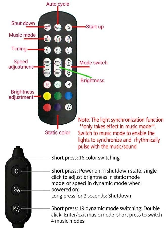 Univer Tang 2 Pcs Smart Light Bars, RGB Light Bar with Music Modes and Scene Modes, Bluetooth Color Light Bar with Smart App Control - Image 3