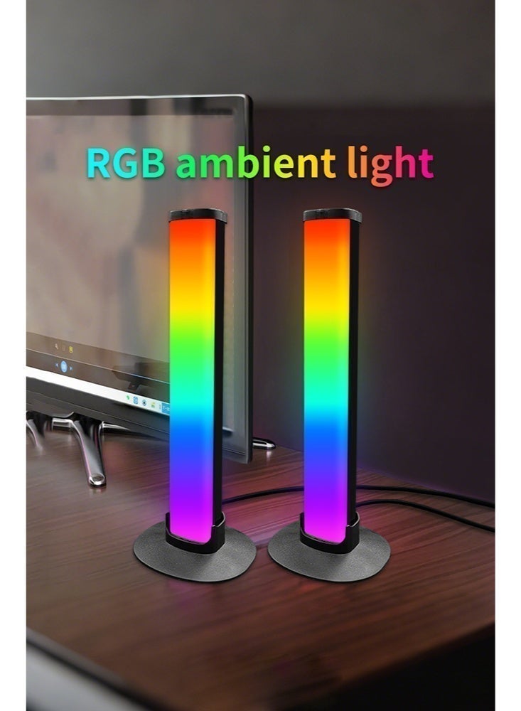 Univer Tang 2 Pcs Smart Light Bars, RGB Light Bar with Music Modes and Scene Modes, Bluetooth Color Light Bar with Smart App Control - Image 4