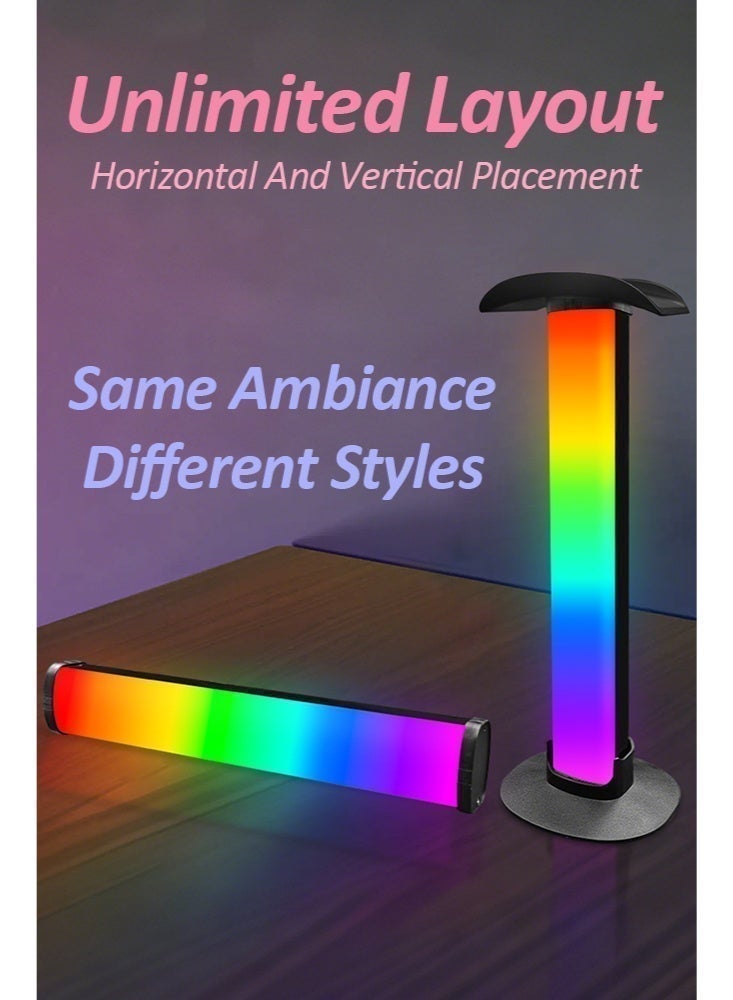 Univer Tang 2 Pcs Smart Light Bars, RGB Light Bar with Music Modes and Scene Modes, Bluetooth Color Light Bar with Smart App Control - Image 5