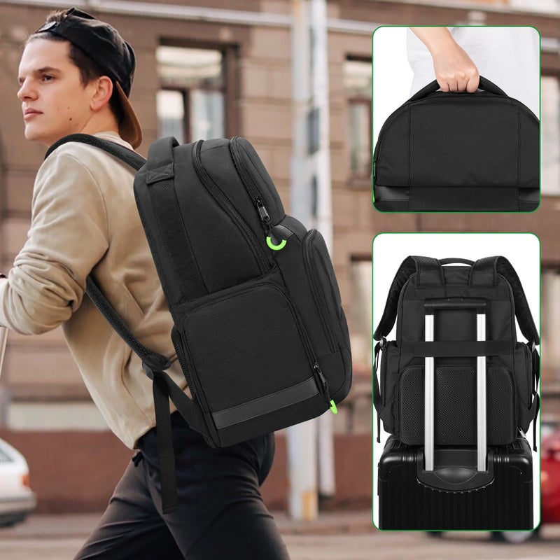 PGmoon Carry Backpack Compatible with Xbox Series X/S Console, Travel Carrying Case with Separate Storage Room for Console, Headset, Controllers, Multiple Pockets for Gaming Accessories(Patent Design) - Image 5