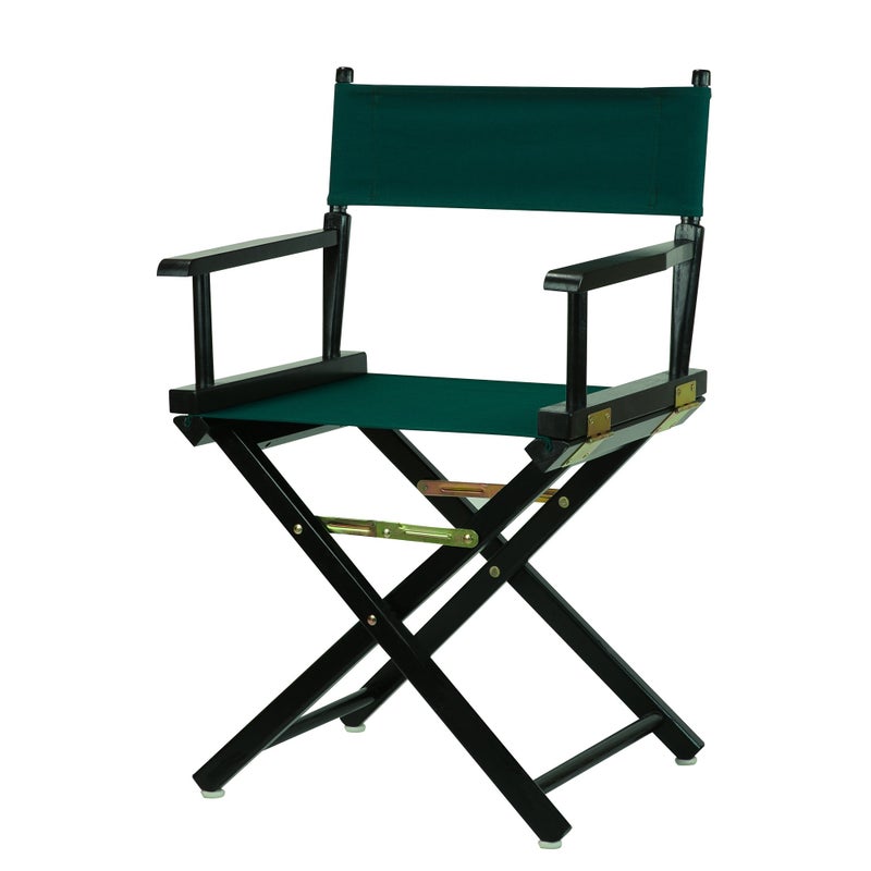 Casual Home Casual Home 18 Directors Chair Black Frame with Hunter Green Canvas