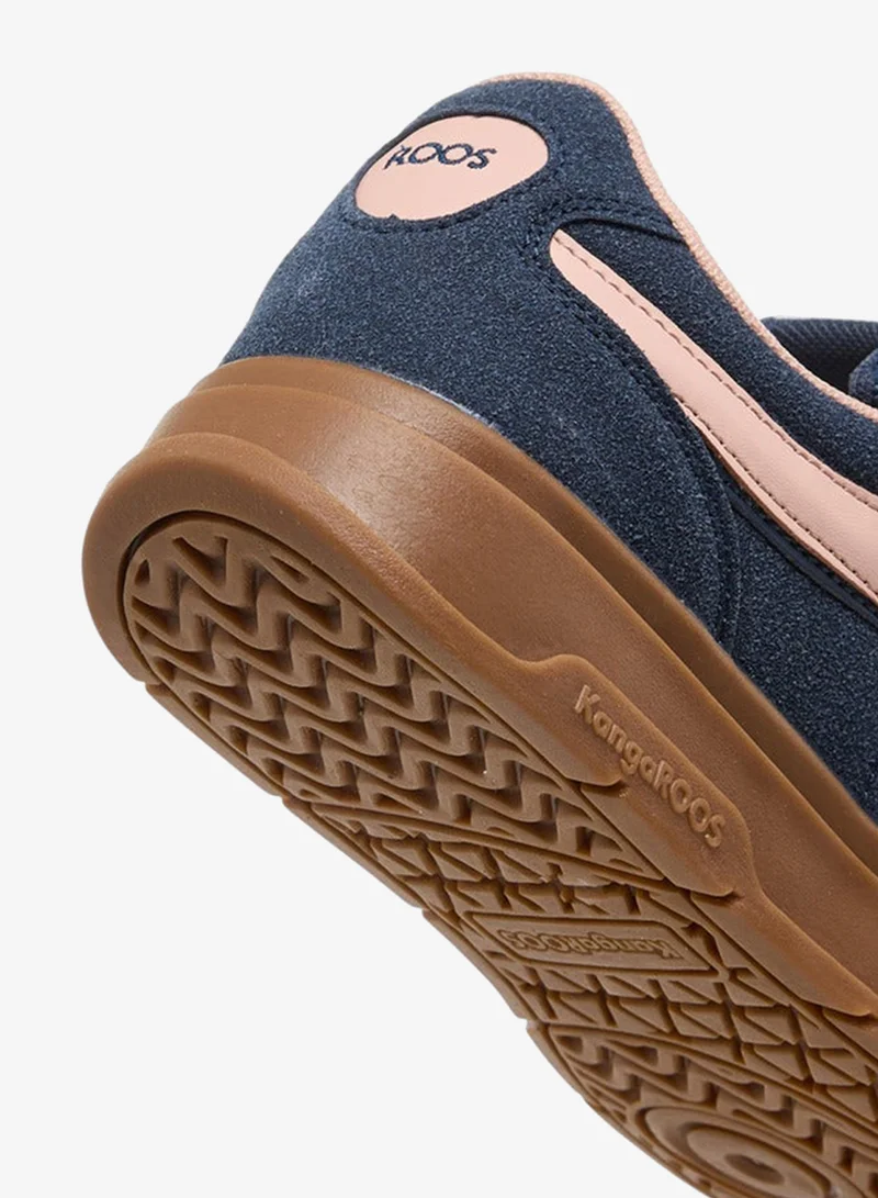 kangaROOS BLUE Women's Colourblock Lace-Up Sneakers for Women | Best Price UAE