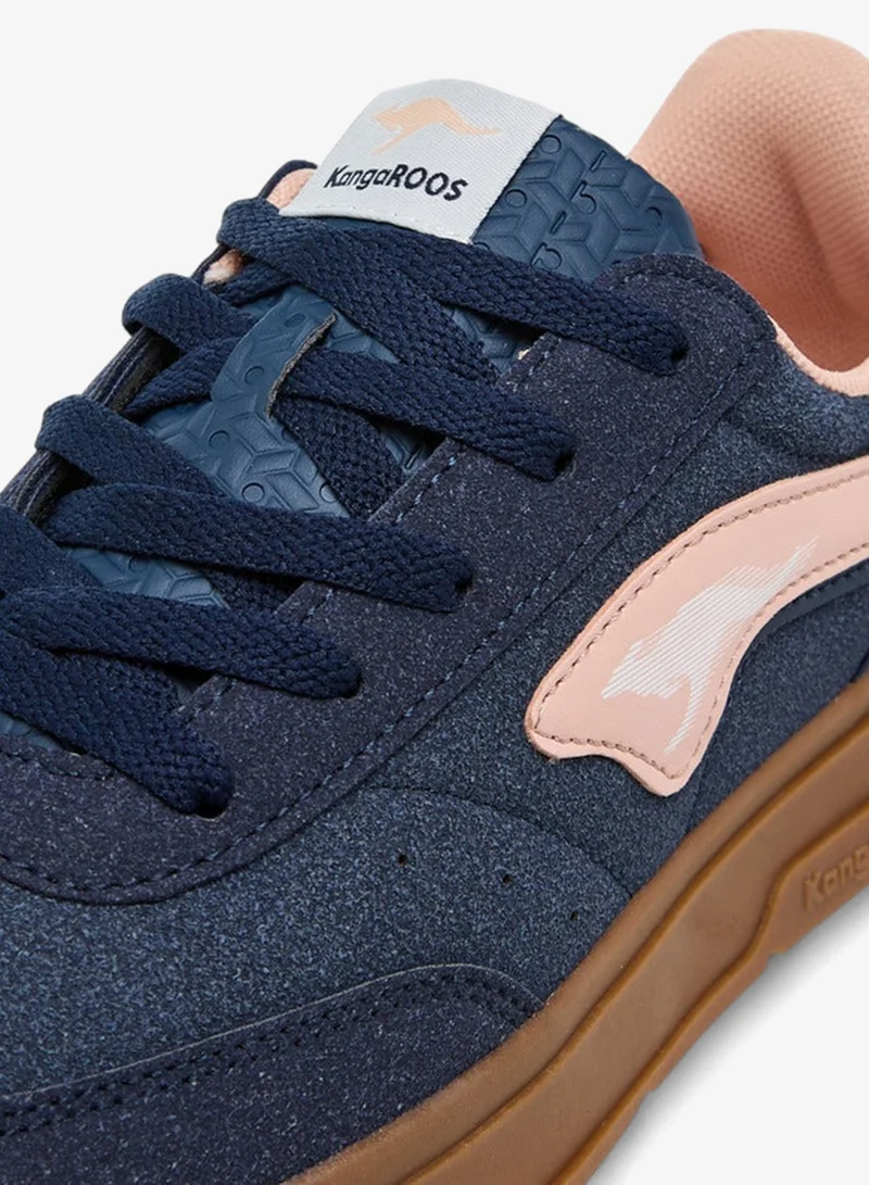 kangaROOS BLUE Women's Colourblock Lace-Up Sneakers for Women | Best Price UAE