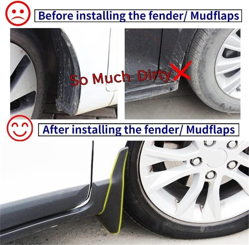 QASULER Car Mudguards for VW Passat B7 - Image 2