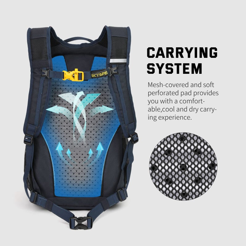SKYSPER Small Hiking Backpack, 20L Lightweight Travel Backpacks Hiking Daypack for Women Men - Image 2