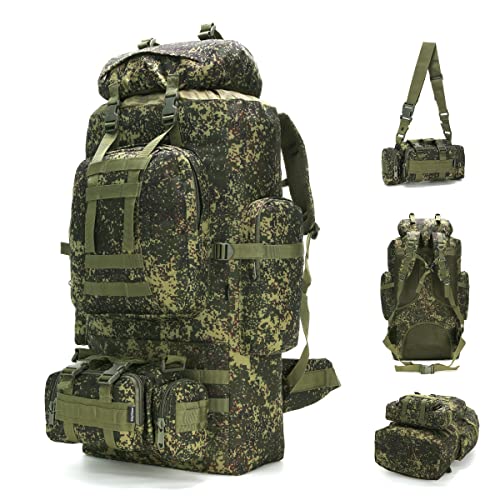 King'sGuard 100L Camping Hiking Backpack Molle Rucksack Military Camping Backpacking Daypack - Image 1