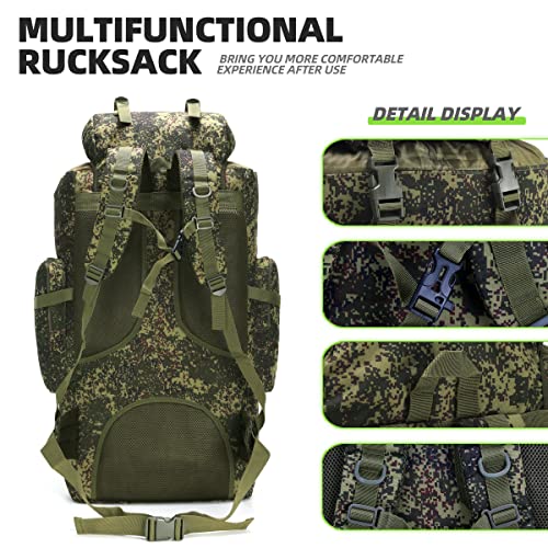 King'sGuard 100L Camping Hiking Backpack Molle Rucksack Military Camping Backpacking Daypack - Image 4