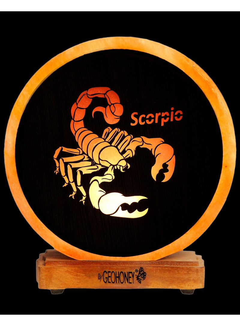 Geohoney - Himalayan Salt Lamp Zodiac Sign Scorpio - Image 4
