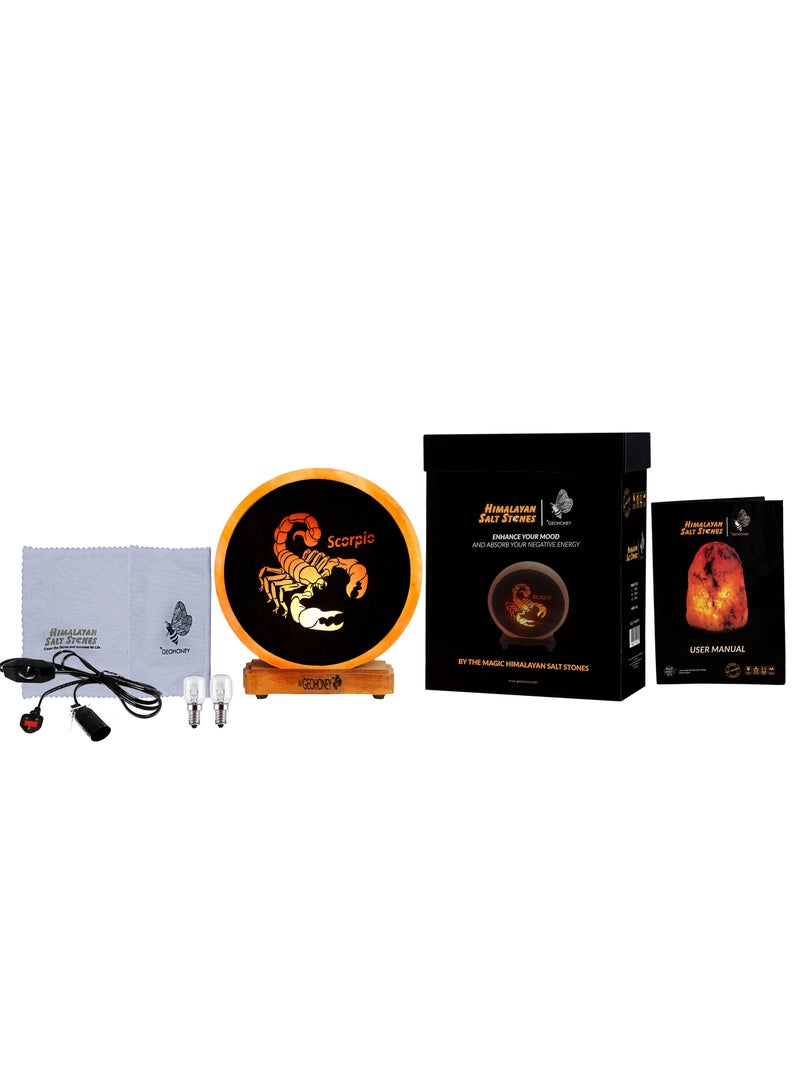 Geohoney - Himalayan Salt Lamp Zodiac Sign Scorpio - Image 5