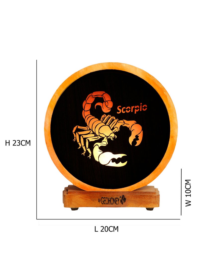 Geohoney - Himalayan Salt Lamp Zodiac Sign Scorpio - Image 3