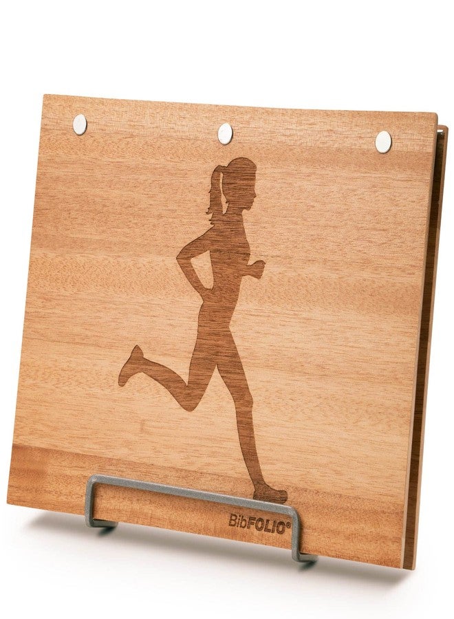 جون فور أ ران ألبوم أرقام سباق Gone For a Run Premier BibFOLIO | عداءة | حامل أرقام خشبي - Image 4