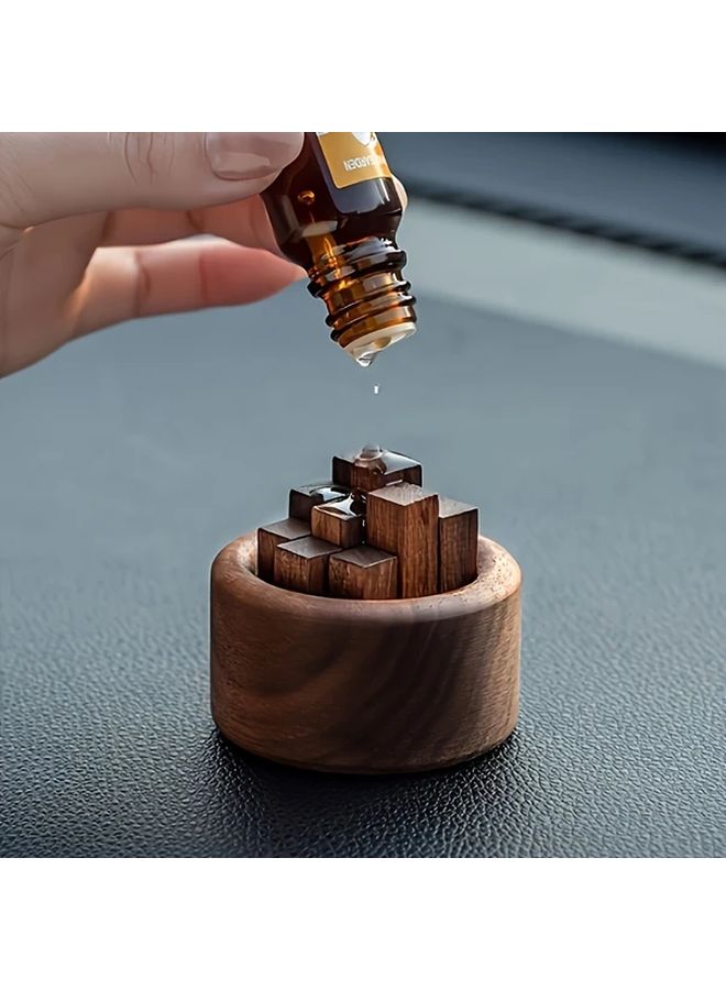 حجر ناشر لزيت عود الزان العطري، علاج عطري بلا لهب للمنزل والسيارة - Image 3