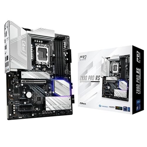 ASRock Intel Core Ultra Z890 Pro RS ATX Motherboard LGA1851 RL-ILM DDR5 8666 MHz 256 GB M.2 PCIe 5.0 Thunderbolt - Image 1