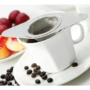 Zoov Stainless Steel SS Tea Strainer SS Tea Strainer 2Pc - Image 2