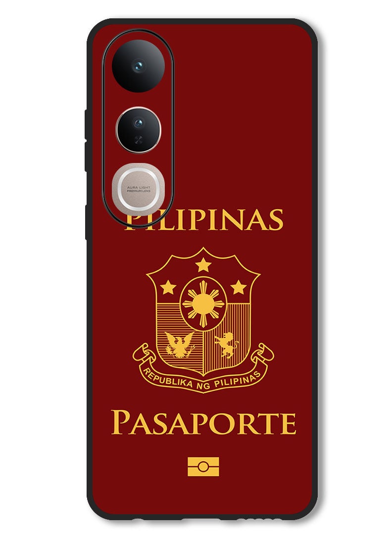 Theodor Case Compatible with Vivo V50 Lite Protection Shockproof Bumper Cover Philippines Passport - Image 1