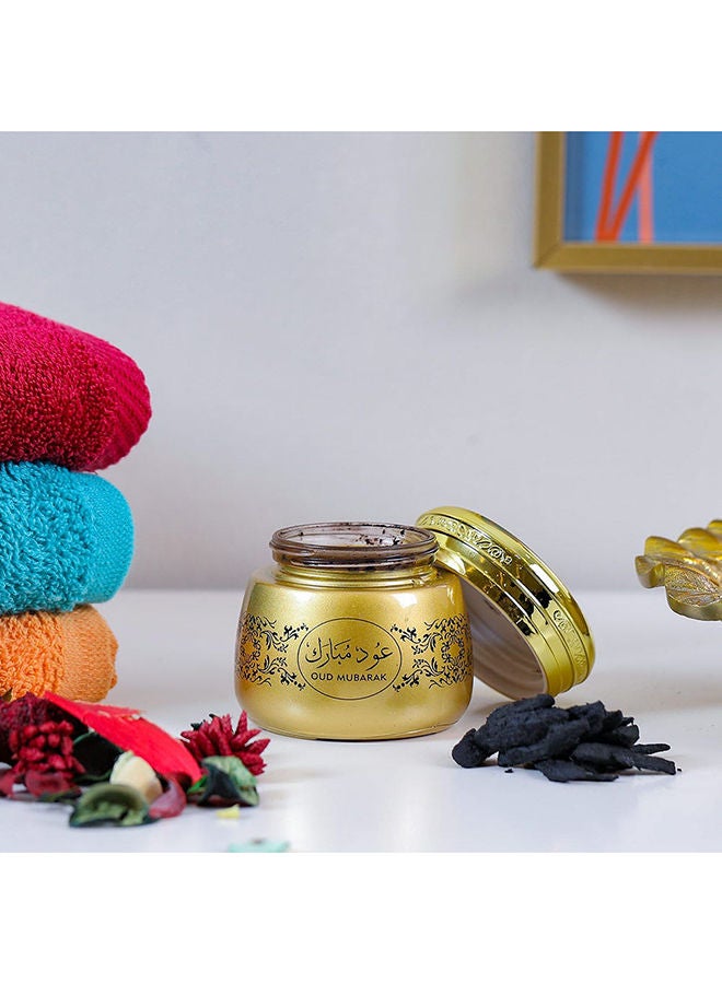 دانوب هوم معطر حميدي عود مبارك بخور 40 جرام بخاخ أقمشة عطري للمنزل والمكتب وغرفة المعيشة ذهبي  - Image 3