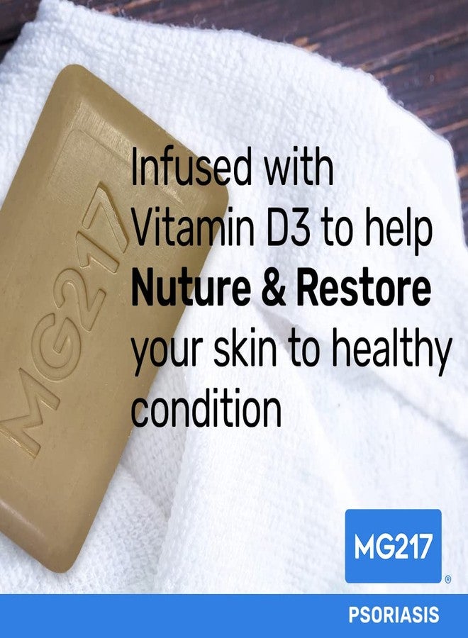 MG217 Psoriasis Dead Sea Exfoliating Bar Soap, Heal & Condition with Dead Sea Salt, Bee Propolis, Vitamin D3 for Psoriasis Skincare, 5oz - Image 5