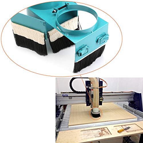 STARVAST 70mm Dust Shoe Brush, STARVAST CNC Vacuum Brush for Vacuum Cleaner Engraving Machine Dust Cover Work on CNC Router Spindle Motor - Image 3
