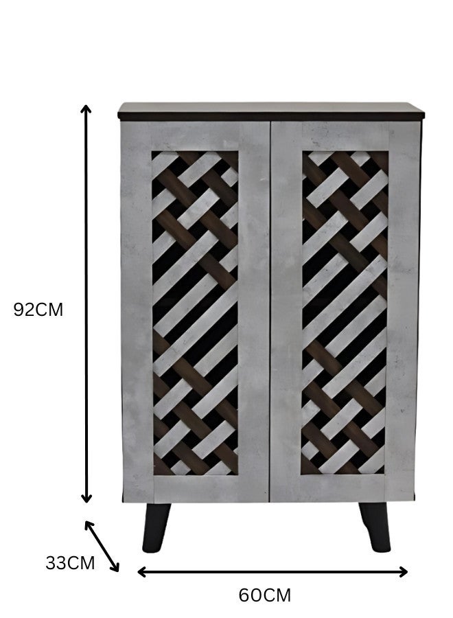 ALWASIT HOME Modern Wooden Shoe Cabinet, Shoes Rack With Storage, Shelf Cabinet - Image 3