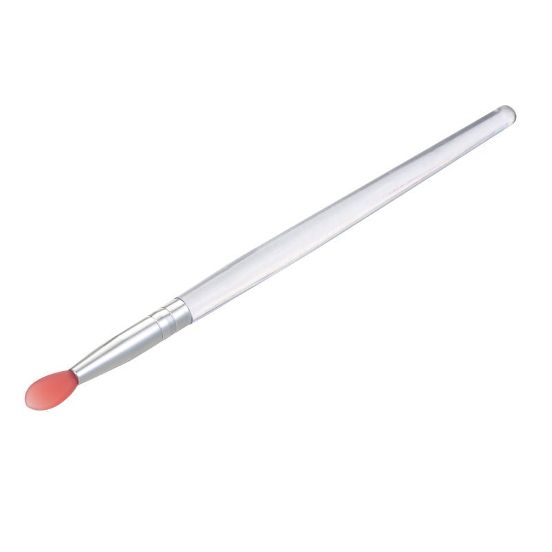 3PCS Silicone Lip Mask Brushes Mini Lip Brush Silicone Pink White Lip Balm Brush Lip Applicator Brushes Lip Gloss Wands for Lip Makeup Use Beauty Tool - Image 2