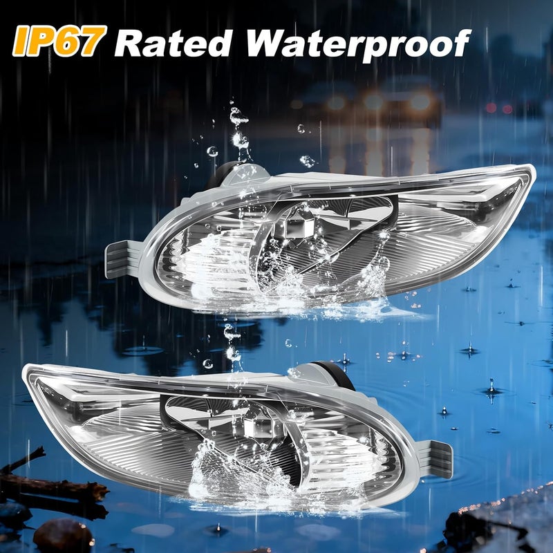 Shocklight Driving Fog Lights for Toyota Camry, Corolla, and Solara with Halogen Bulb & Wiring Kit - Image 5
