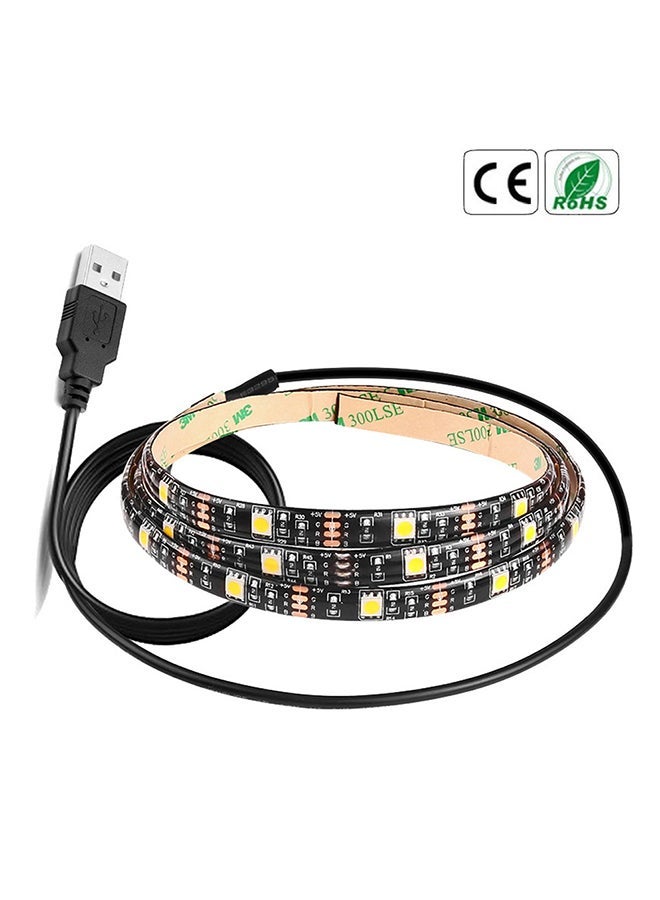 NIBEMINENT TV Backlight LED Strip With Mini Controller Black 100centimeter - Image 1