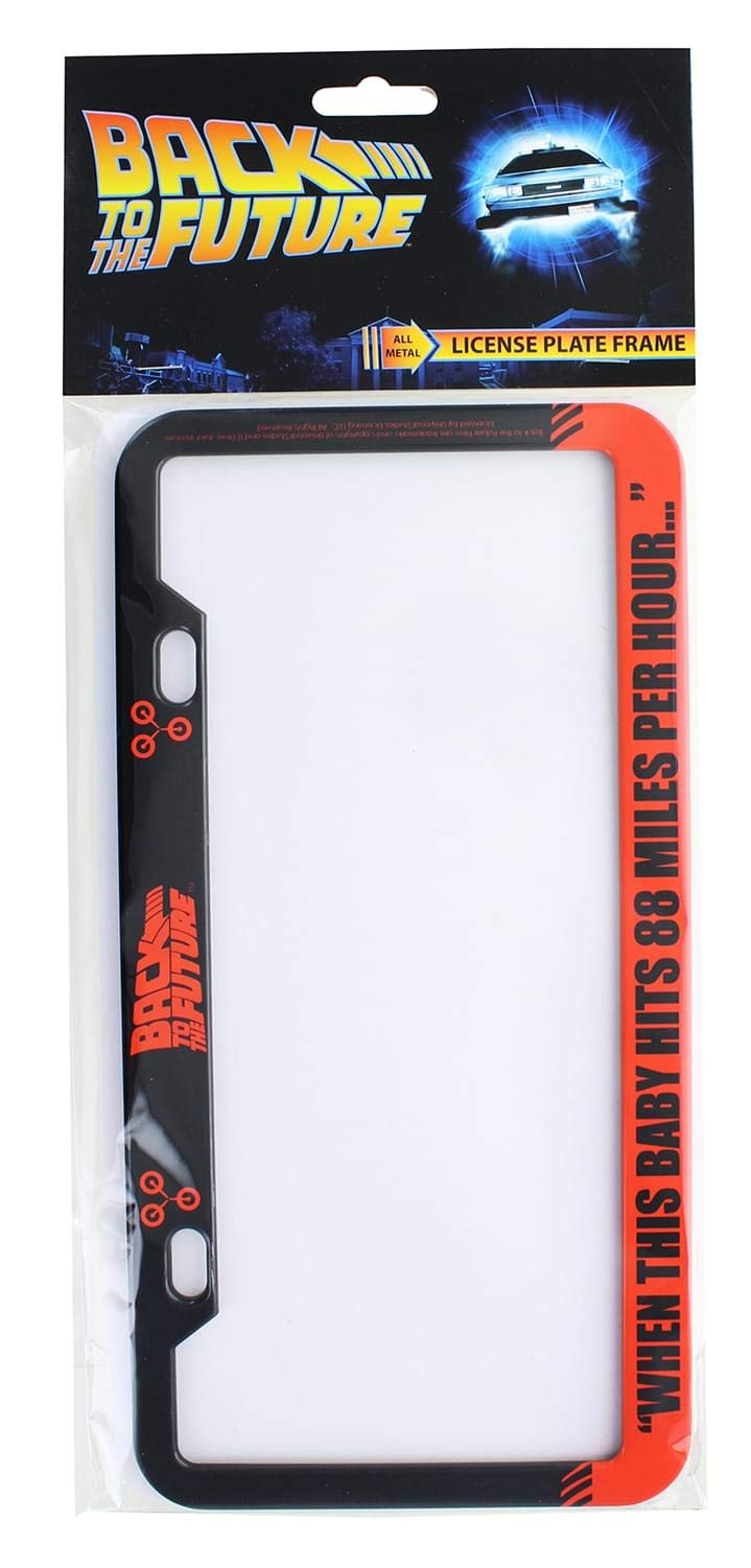 Factory Entertainment Back to The Future 88 MPH License Plate Frame, red - Image 2