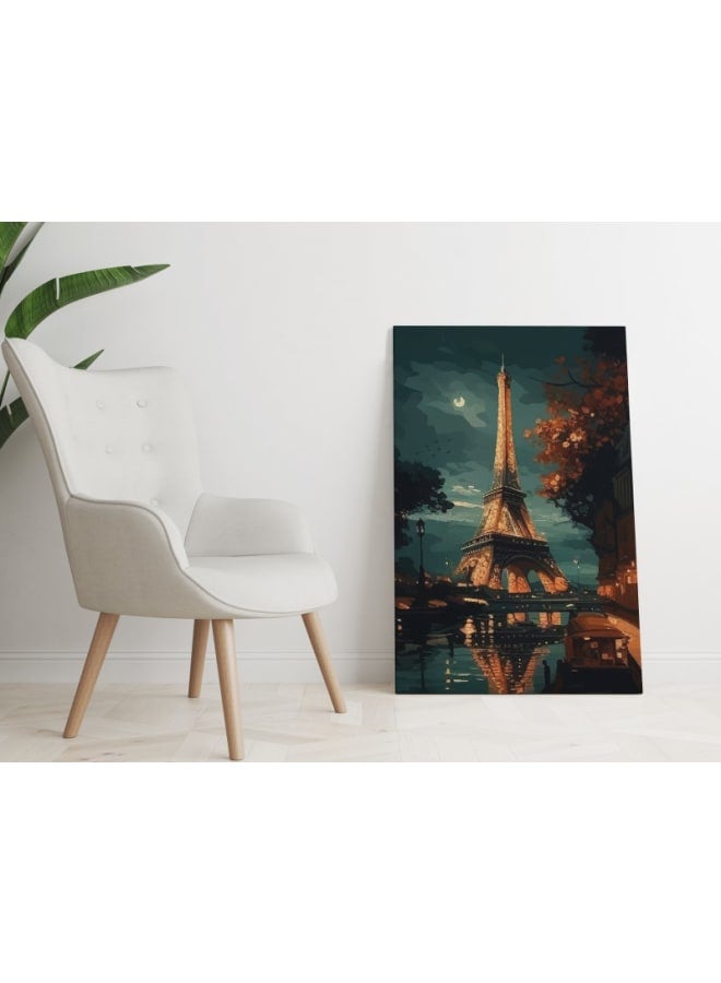 Home Gallery The Eiffel Tower in Paris, France printed canvas wall art 120x80 - Image 5