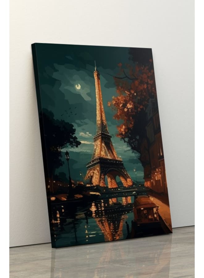 Home Gallery The Eiffel Tower in Paris, France printed canvas wall art 120x80 - Image 4