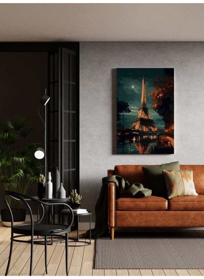 Home Gallery The Eiffel Tower in Paris, France printed canvas wall art 120x80 - Image 2
