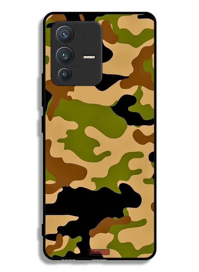 Tolwak Vivo V23 5G Protective Case Cover Camouflage Abstract Digital Pattern - Image 1