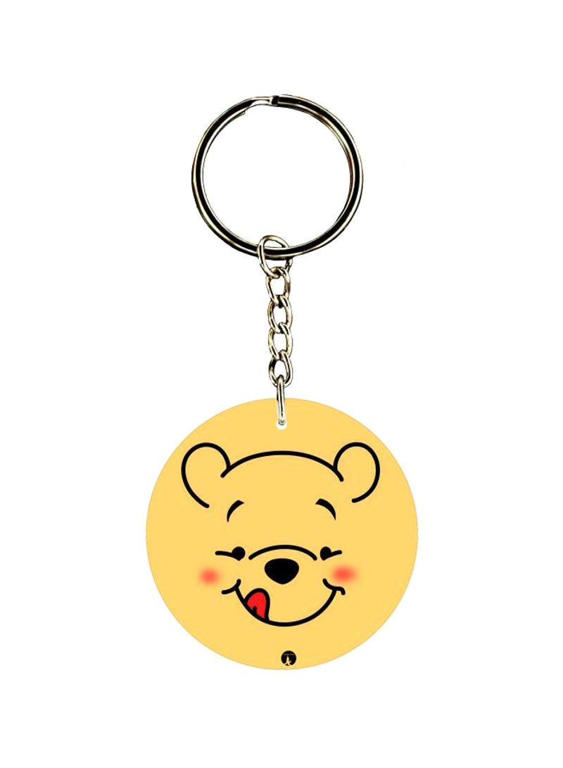 RKN Double Sided Bear Printed Keychain