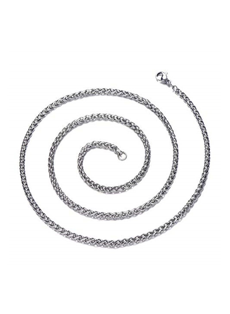 SYOSI، قلادة مرساة بحرية من الفولاذ المقاوم للصدأ للرجال، قلادة بحرية بحرية عتيقة، بسلسلة بطول 24 بوصة - Image 5