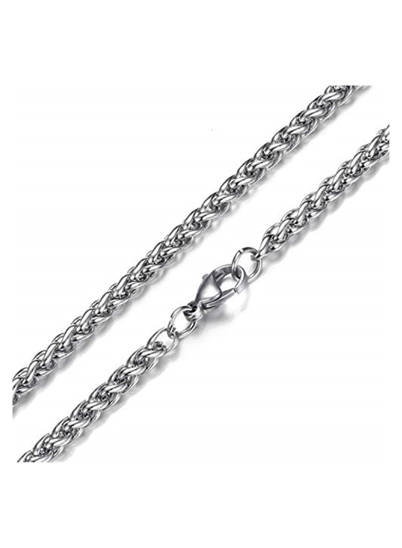 SYOSI، قلادة مرساة بحرية من الفولاذ المقاوم للصدأ للرجال، قلادة بحرية بحرية عتيقة، بسلسلة بطول 24 بوصة - Image 4