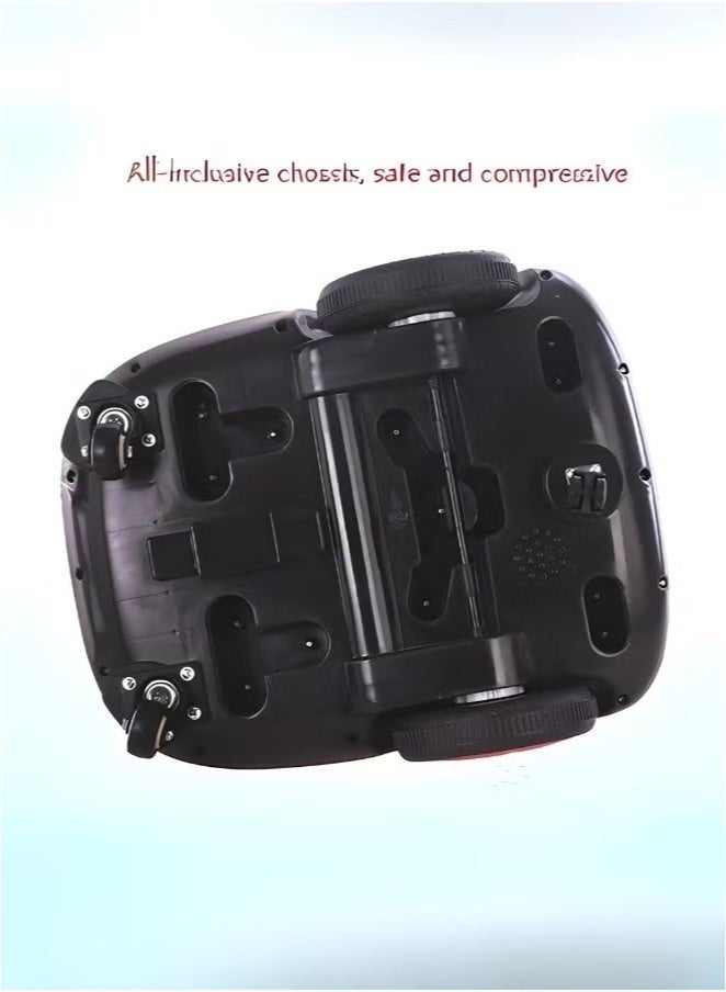 سكوتر كهربائي متعدد الوظائف للاطفال، سكوتر كهربائي رباعي العجلات مع محرك مزدوج وموسيقى واضواءسيارة كهربائية للأطفال / سكوتر متوازن للأطفال الأولاد والبنات سيارة لعبة تتحكم عن بعد - Image 5