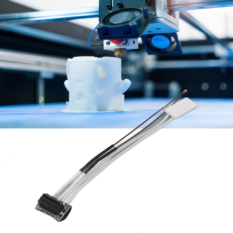 24V 48W Ceramic Cartridge Heater with Fixed Clip 300 Degree High Temp Sensor Thermistor Sensor Kit for Bambu Lab P1P P1S - Image 4