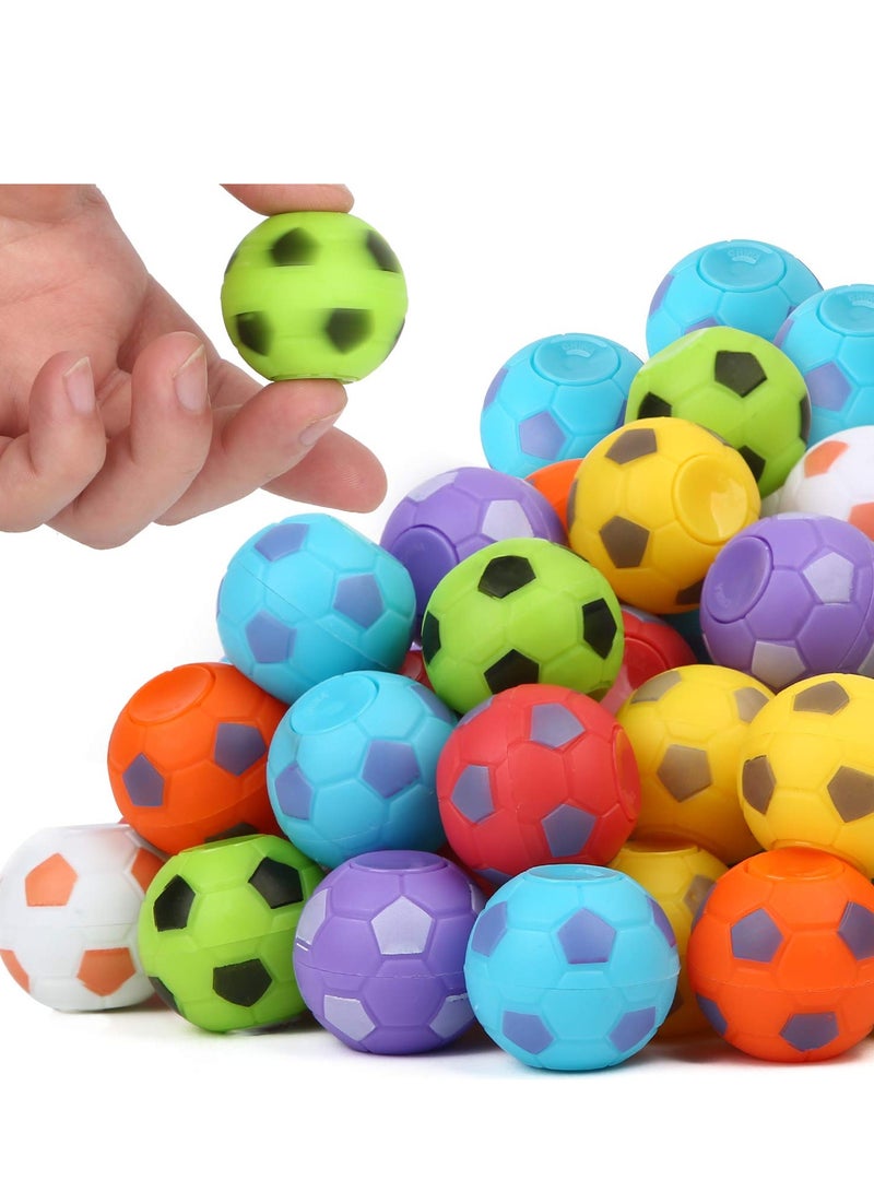 Zikra 12 Pack Soccer Party Favors Goodie Bag Stuffers Mini Sport Fidget Balls Treasure Box Toys - Image 1