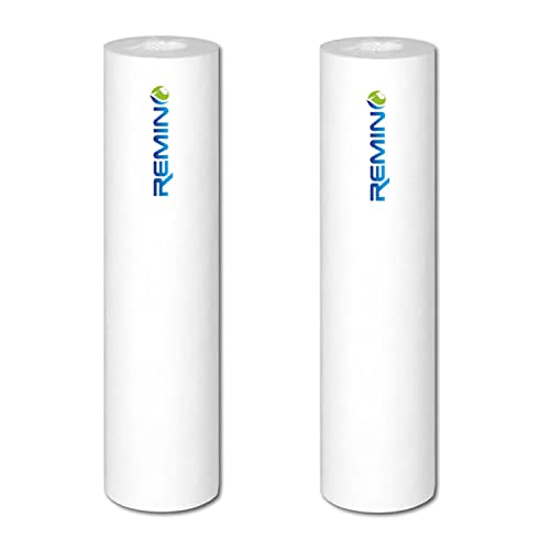 Remino 10 Inch 5 Micron Heavy Spun Pre Filter (PP) Cartridge 110 gm premium Compatible for Water Purifier Filter Housing (Pack of 2) White - Image 1